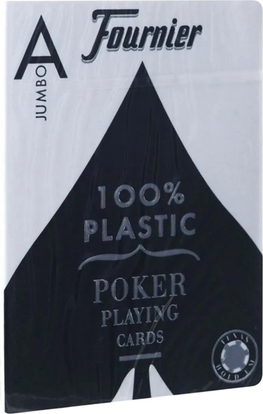Изображение товара Игральные карты Fournier No. 2800 jumbo index / 1028935-b (синий)