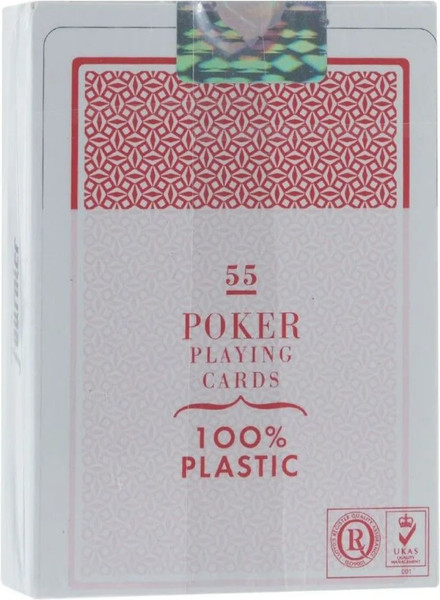 Изображение товара Игральные карты Fournier No. 2800 jumbo index / 1028935-r (красный)