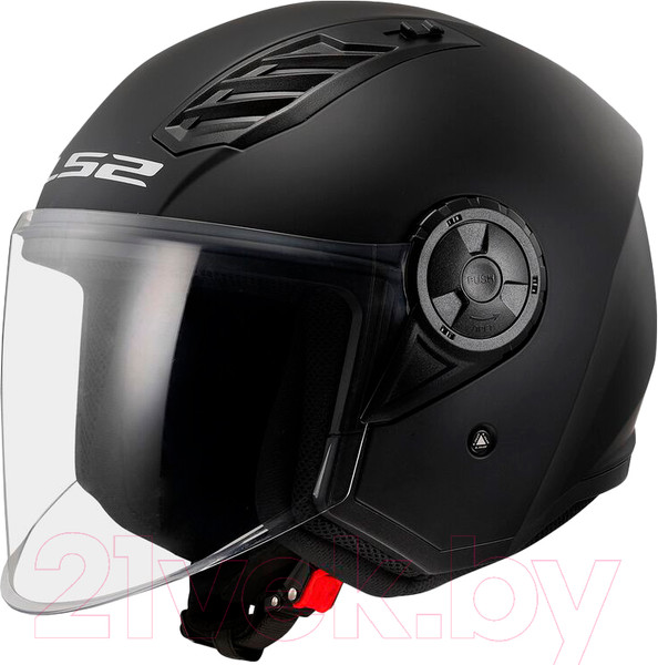 Изображение товара Мотошлем LS2 OF616 Airflow 2 Solid (XL, черный)