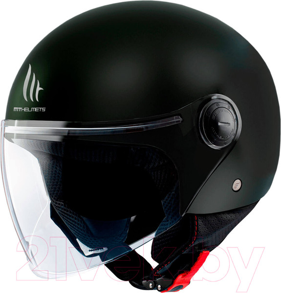 Мотошлем MT Helmets Street S Solid (S, матовый черный) — фото 5