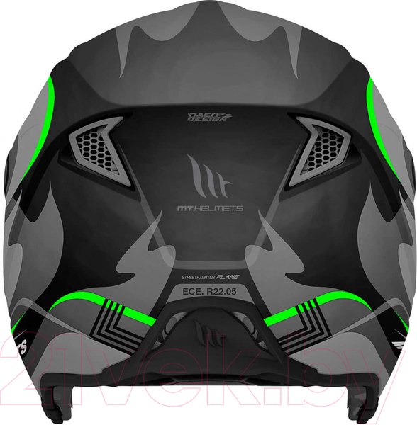 Изображение товара Мотошлем MT Helmets Streetfighter Sv S Flame (L, глянцевый )