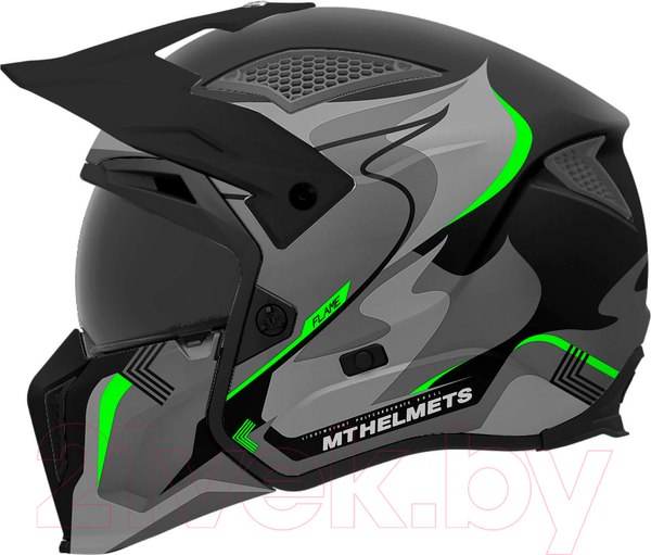 Изображение товара Мотошлем MT Helmets Streetfighter Sv S Flame (M, глянцевый )