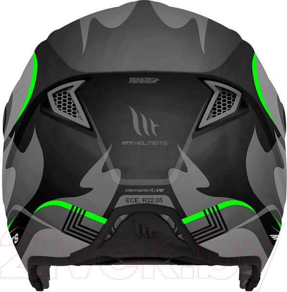 Изображение товара Мотошлем MT Helmets Streetfighter Sv S Flame (M, глянцевый )