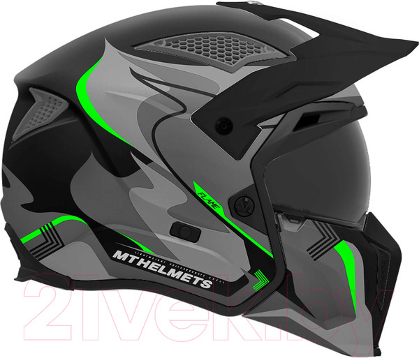 Изображение товара Мотошлем MT Helmets Streetfighter Sv S Flame (M, глянцевый )