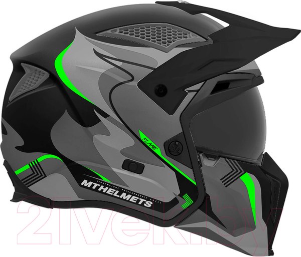Изображение товара Мотошлем MT Helmets Streetfighter Sv S Flame (M, матовый)
