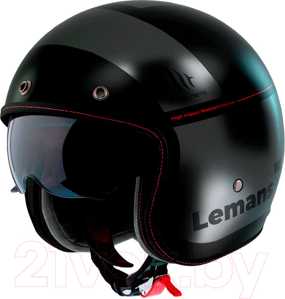 Изображение товара Мотошлем MT Helmets B Le Mans 2 Sv S Quality (M, черный матовый/серый)