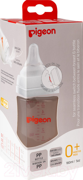 Изображение товара Бутылочка для кормления Pigeon 80272 (160мл)