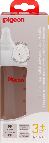 Изображение товара Бутылочка для кормления Pigeon 80273 (240мл)