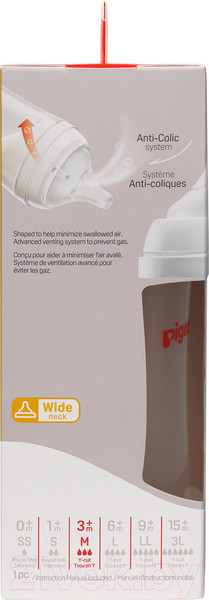 Изображение товара Бутылочка для кормления Pigeon 80273 (240мл)