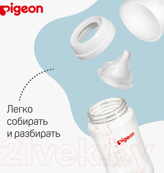 Изображение товара Бутылочка для кормления Pigeon 80273 (240мл)