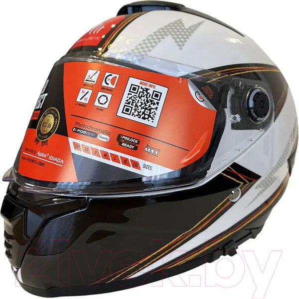 Изображение товара Мотошлем MT Helmets Thunder 4 Sv Beam (XXL, глянцевый)