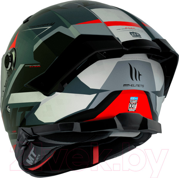 Изображение товара Мотошлем MT Helmets Thunder 4 Sv Exeo (S, матовый красный)