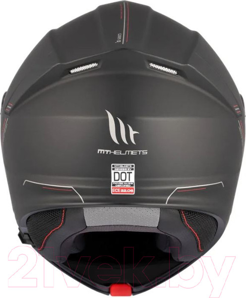 Изображение товара Мотошлем MT Helmets Genesis SV Solid A1 (L, матовый черный)