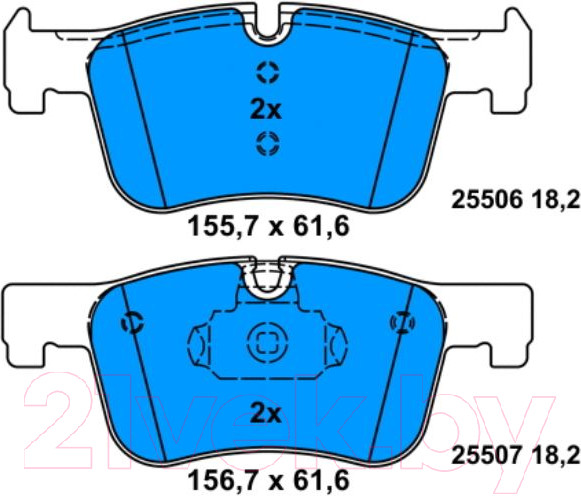 Изображение товара Тормозные колодки ATE 13046038662