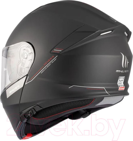 Изображение товара Мотошлем MT Helmets Genesis SV Solid A1 (M, матовый черный)