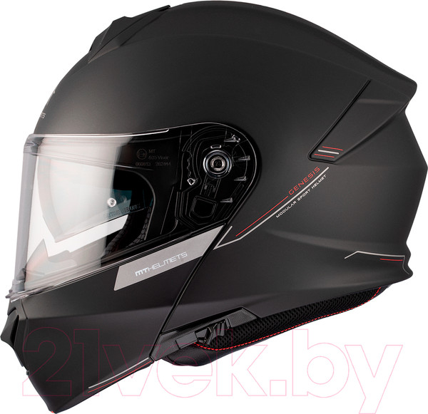 Изображение товара Мотошлем MT Helmets Genesis SV Solid A1 (XL, матовый черный)