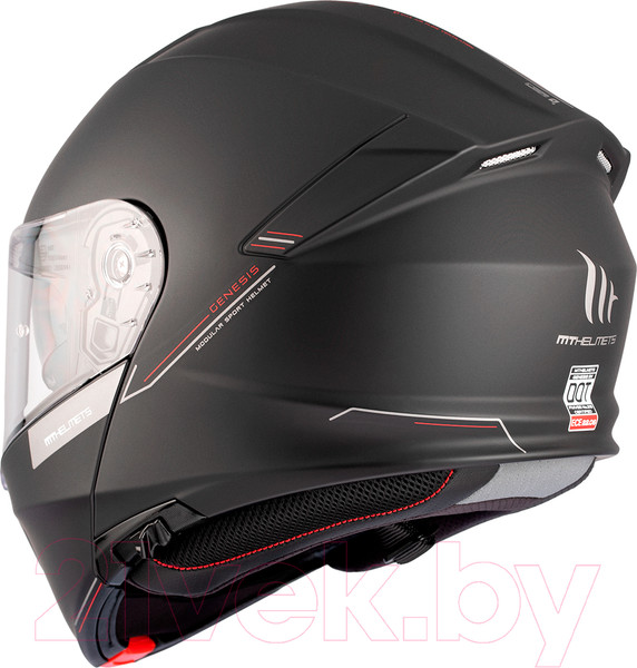 Изображение товара Мотошлем MT Helmets Genesis SV Solid A1 (XL, матовый черный)