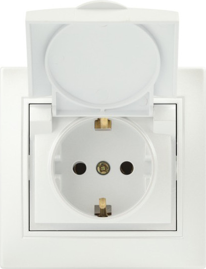 Изображение товара Розетка INTRO Plano 1-203-06 / Б0053898 (перламутр)