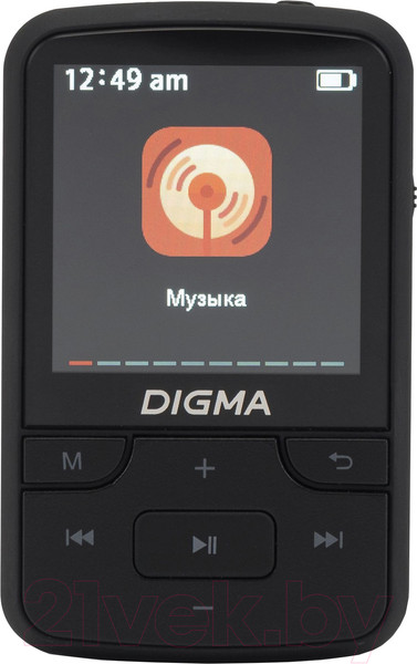 Изображение товара MP3-плеер Digma Z5 BT 16Gb / Z5B (черный)