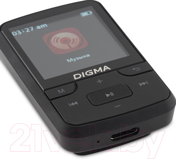 Изображение товара MP3-плеер Digma Z5 BT 16Gb / Z5B (черный)