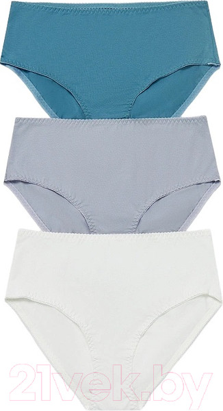 Изображение товара Комплект женских трусов Mark Formelle 412075-3 (р.122, сумрачно-белый-5)