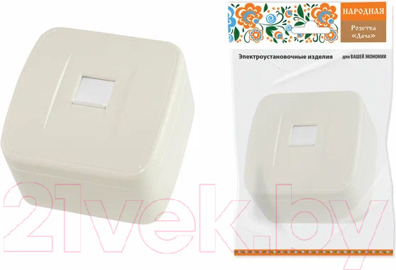 Изображение товара Розетка TDM Дача SQ1824-0024 (слоновая кость)