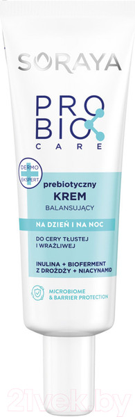 Изображение товара Крем для лица Soraya Probio Care Пребиотический для комбинированной кожи (50мл)