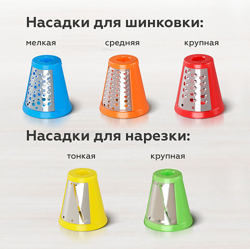 Изображение товара Овощерезка электрическая BQ CH1010 (белый/серый)