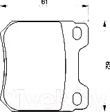 Изображение товара Тормозные колодки Bosch 0986424754