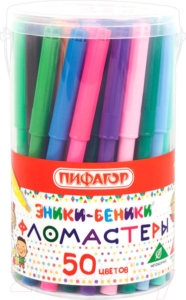 Изображение товара Фломастеры Пифагор Эники-беники / 152455 (50шт)
