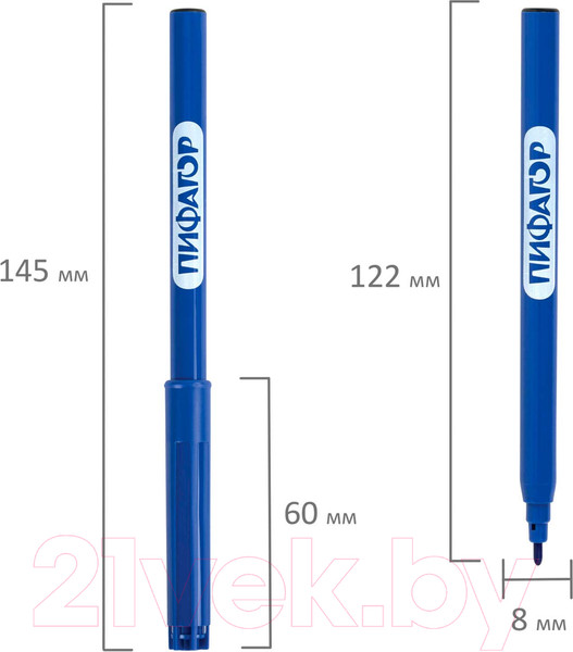 Изображение товара Фломастеры Пифагор Эники-беники / 152455 (50шт)
