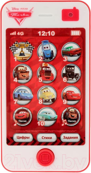 Изображение товара Развивающая игрушка Disney Плеер. Тачки 1705 / 1407188