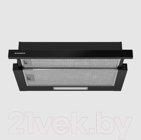 Изображение товара Вытяжка телескопическая Maunfeld Clyde 50 (черное стекло)