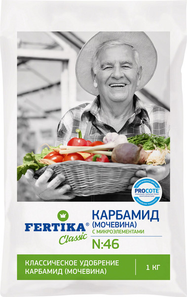 Изображение товара Удобрение Fertika Карбамид с микроэлементами (1кг)