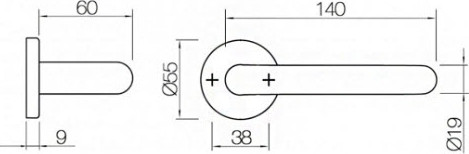 Изображение товара Ручка дверная Prolok SS-001