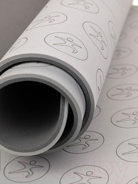 Изображение товара Коврик для йоги и фитнеса Maxiscoo Fit С ремешком / MSF-XN-150723-8-GR (серый)