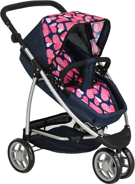 Изображение товара Коляска для куклы Pituso Сердечки / 9665С (синий)
