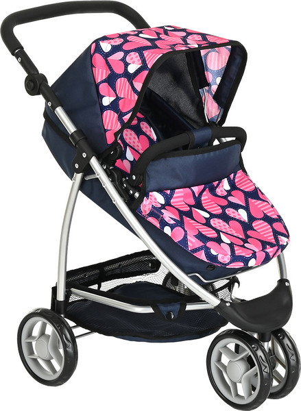 Изображение товара Коляска для куклы Pituso Сердечки / 9665С (синий)
