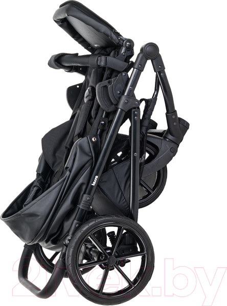 Изображение товара Детская универсальная коляска Pituso Tossa 2 в 1 / TS/25/1 (кожа/черный)
