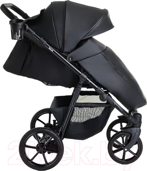 Изображение товара Детская универсальная коляска Pituso Tossa 2 в 1 / TS/25/1 (кожа/черный)