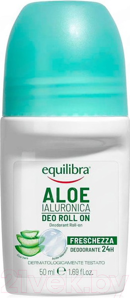 Изображение товара Дезодорант шариковый Equilibra Алоэ Гиалуроновый (50мл)