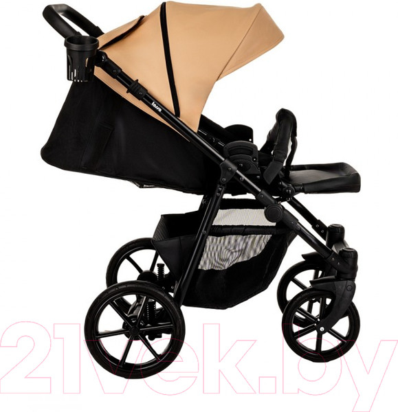 Изображение товара Детская универсальная коляска Pituso Tossa 2 в 1 / TS/25/6 (кожа/Camel)