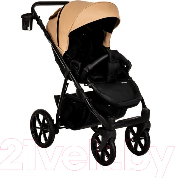 Изображение товара Детская универсальная коляска Pituso Tossa 2 в 1 / TS/25/6 (кожа/Camel)