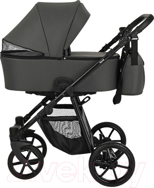 Изображение товара Детская универсальная коляска Pituso Tossa 2 в 1 / TS/25/4 (кожа/темно-серый)