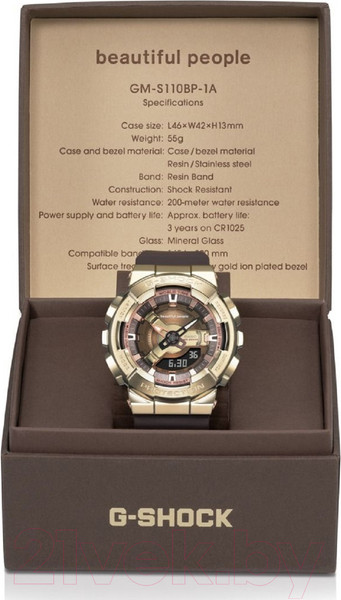 Изображение товара Часы наручные женские Casio GM-S110BP-5A