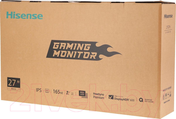 Изображение товара Монитор Hisense 27G7H (темно-серый)