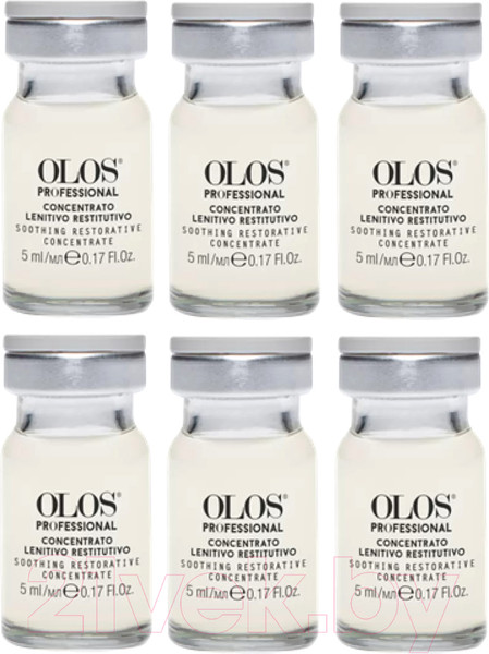 Изображение товара Ампулы для лица Olos Sensitive skin Успокаивающий восстанавливающий концентрат (6x5мл)