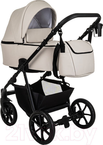 Изображение товара Детская универсальная коляска Pituso Tossa 2 в 1 / TS/25/3 (кожа/светло-серый)