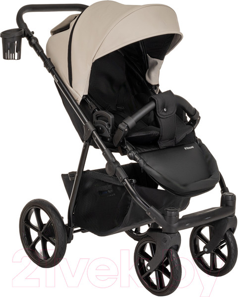 Изображение товара Детская универсальная коляска Pituso Tossa 2 в 1 / TS/25/3 (кожа/светло-серый)