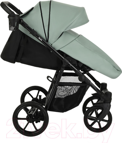 Изображение товара Детская универсальная коляска Pituso Tossa 2 в 1 / TS/25/2 (кожа/Sage)